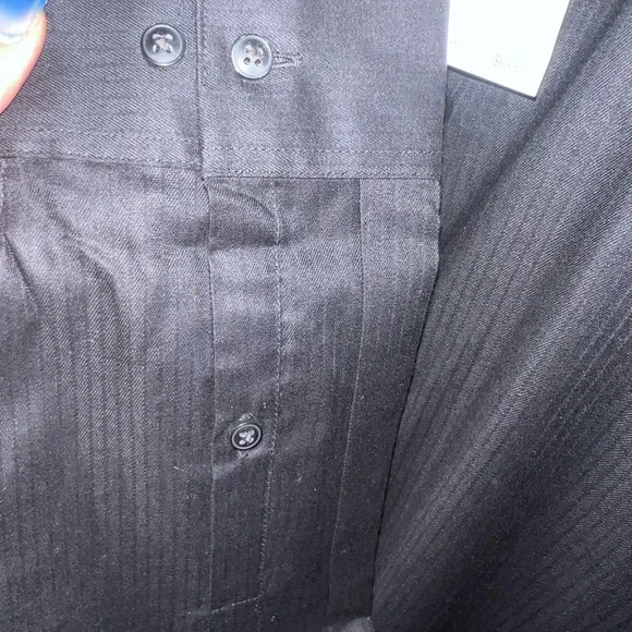 Calvin Klein Men’s Dress Shirt Bundle 3 Pack 16.5 34/35 L Stretch White Black - Picture 11 of 15